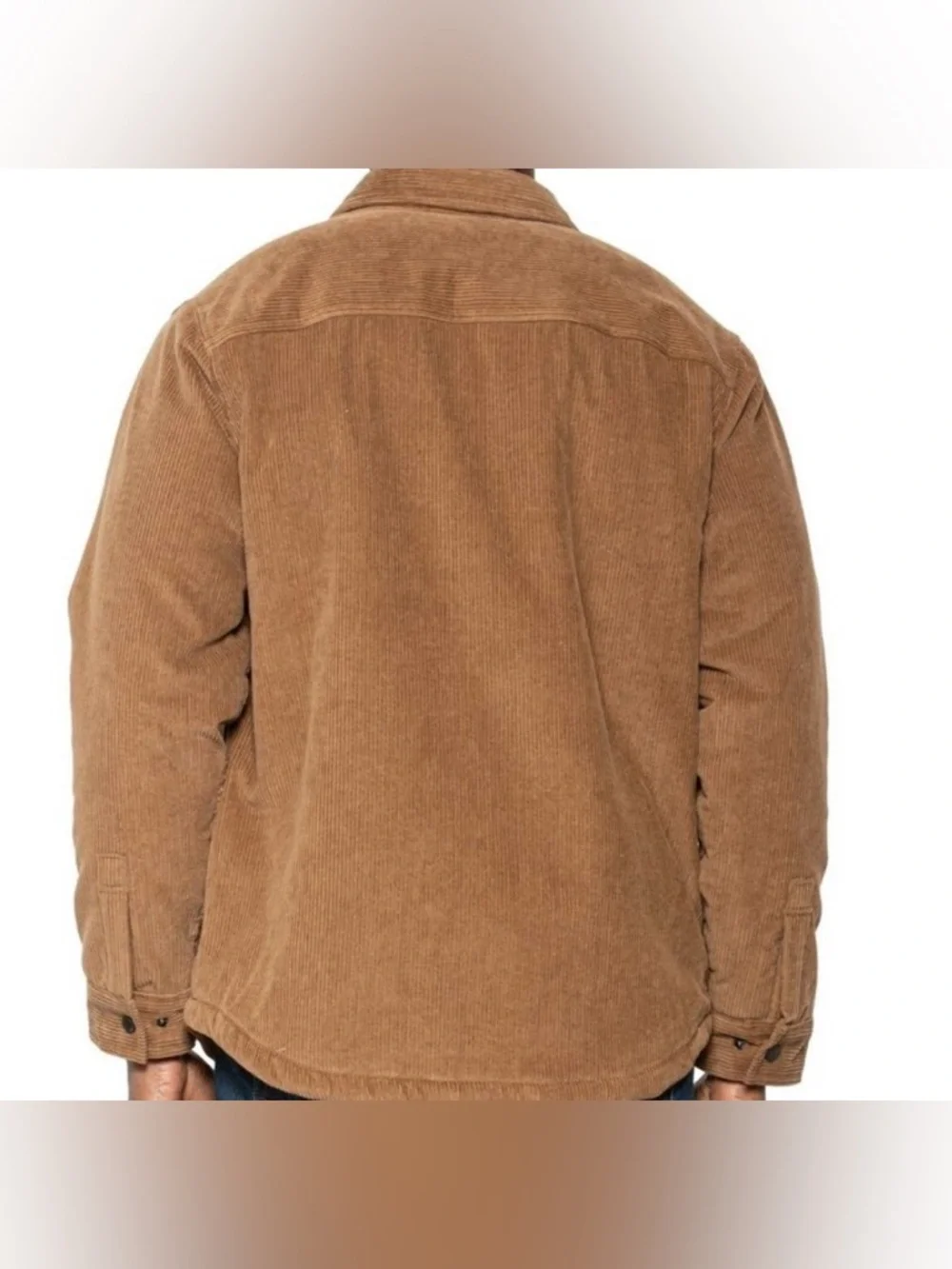 Telluride Clothing Company Corduroy Shacket with Sherpa Lining Sz XL - Picture 3 of 10